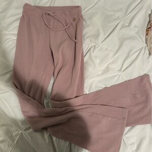 YOUNGLA pants / pink lounge pants